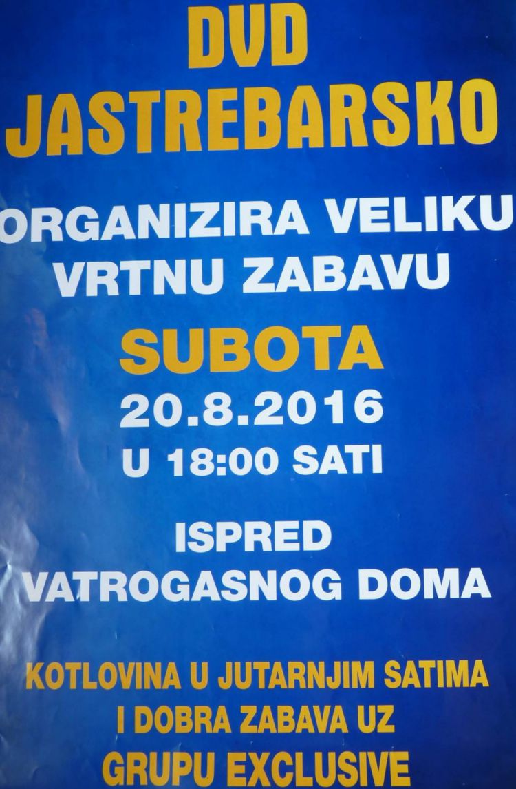 vrtna zabava jaska