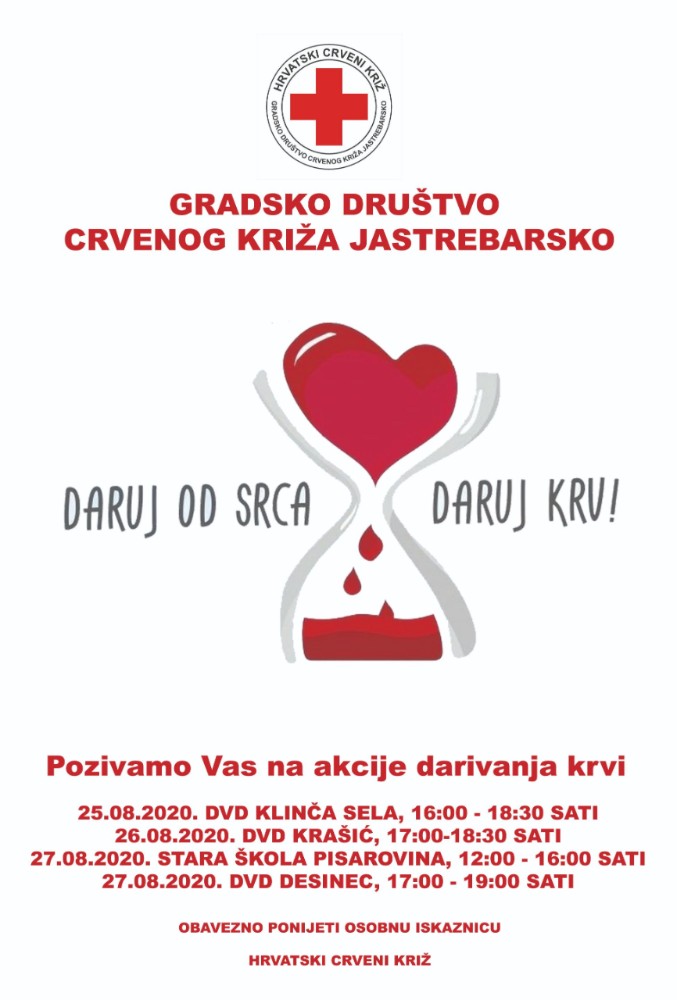 Od sutra nove akcije, zalihe krvi su smanjene